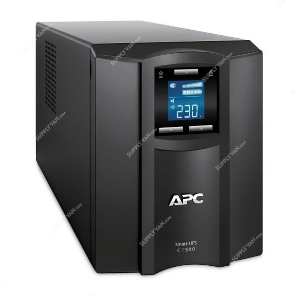 APC Smart UPS System, SMC1500I, 1500VA, 900W, Black