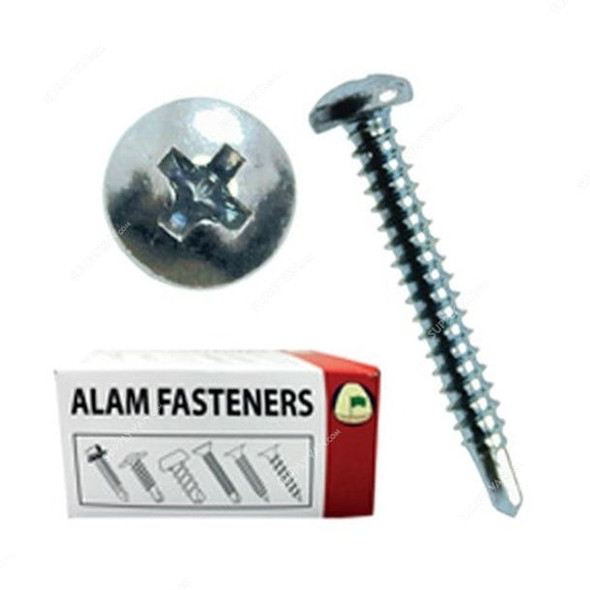 Self Drilling Screw, ASSPP1-1-4X8, Pan Head, M8 x 1-1/4 Inch, 900 Pcs/Pack