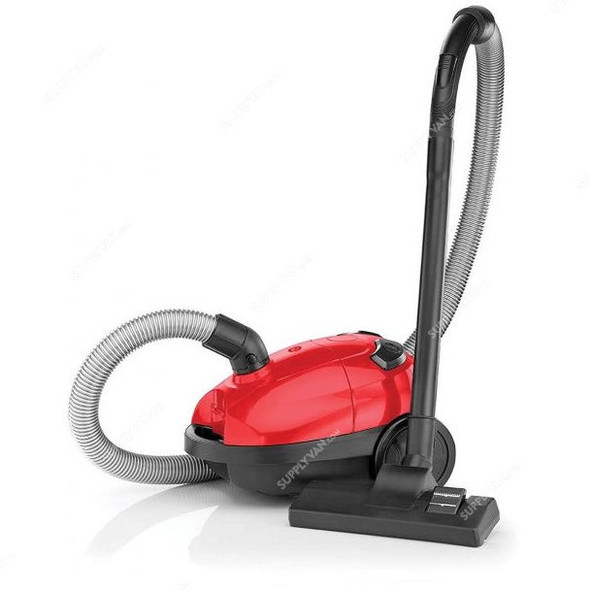 Black and Decker Bagged Vacuum Cleaner, VM1200-B5, 1000W, 1L, Red and Black