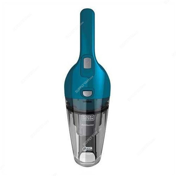 Black and Decker Vacuum Cleaner, WDB215WA-B5, 15.5W, 0.3L, Blue and Grey