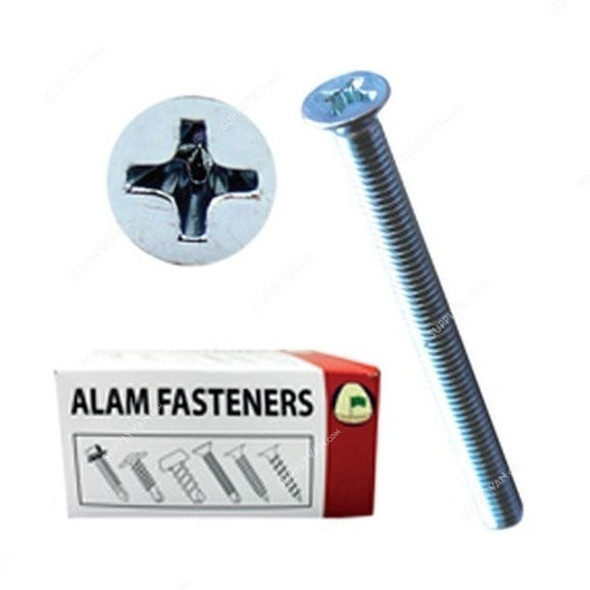 Alam Fastener Machine Screw, AMS6X100, CSK, 6 x 100MM, PK144