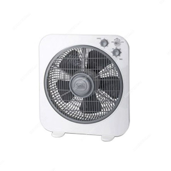 Black and Decker Box Fan, FB1220-B5, 60W, 12 Inch, White