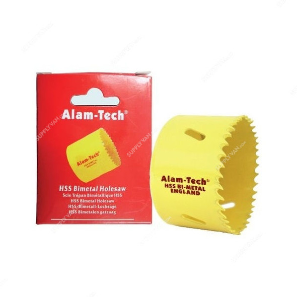 Alam-Tech Hole Saw, AHSC22, 22MM, Yellow