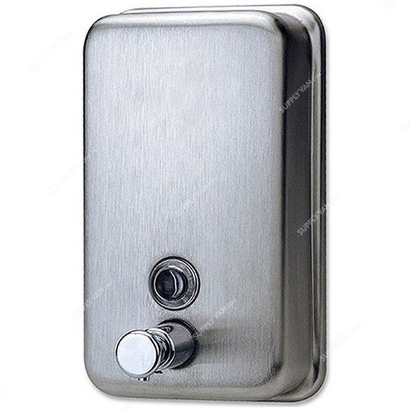 Intercare Vertical Soap Dispenser, Stainless Steel, 1.2 Ltrs
