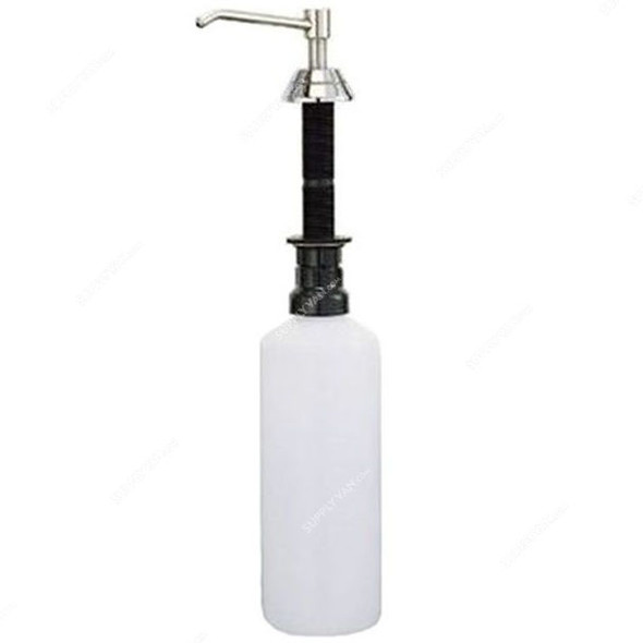 Intercare Liquid Soap Dispenser, Stainless Steel, 4 Inch Spout, 1 Ltr