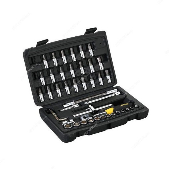 Stanley Drive Metric Socket Set, STMT72794-8, 1/4 Inch, 46PCS