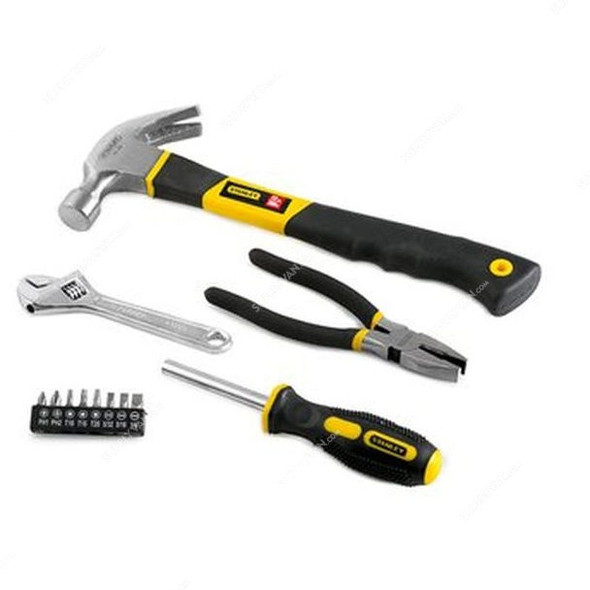 Stanley Hand Tools Set, 70-875, Black and Yellow, 12PCS