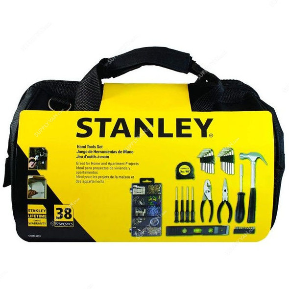 Stanley Hand Tools Set, STHT74333, Black and Yellow, 38PCS