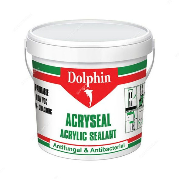 Dolphin Acryseal Acrylic Sealant, 5Kg
