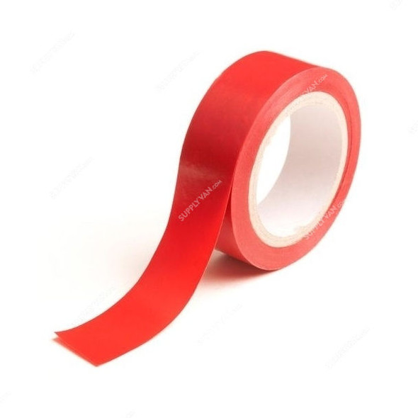 Zorrofix Polyester Tape, APDSRPT950M, 9MM x 50 Mtrs, Red, 108 Pcs/Box