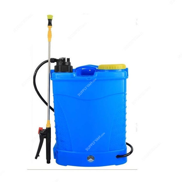 2 In 1 Battery Sprayer, 84248100, Plastic, 12V, 8Ah, 16 Ltrs, Blue