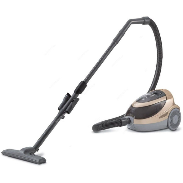 Hitachi Canister Vacuum Cleaner, CVSH20, 2000W, 220-240V, 1.6 Ltrs, Titanium Gold