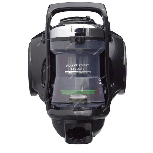 Hitachi Power Boost Cyclonic Vacuum Cleaner, CVSC23V, 2300W, 2 Ltrs, Deep Black