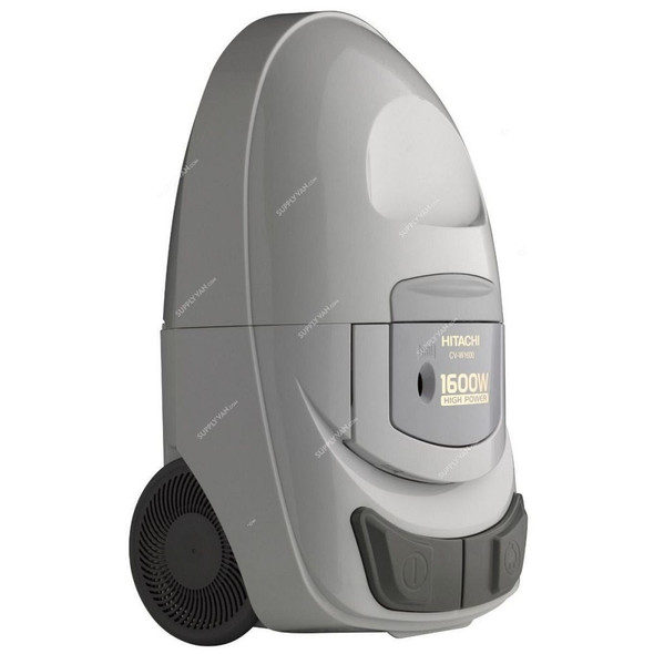 Hitachi Canister Vacuum Cleaner, CVW1600, 1600W, 5 Ltrs, Platinum Grey