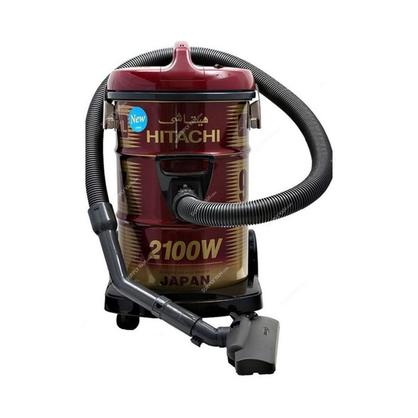 Hitachi Vacuum Cleaner, CV960Y24CBSPG-SWR-SBK, 2100W, 21 Ltrs, Red and Gold