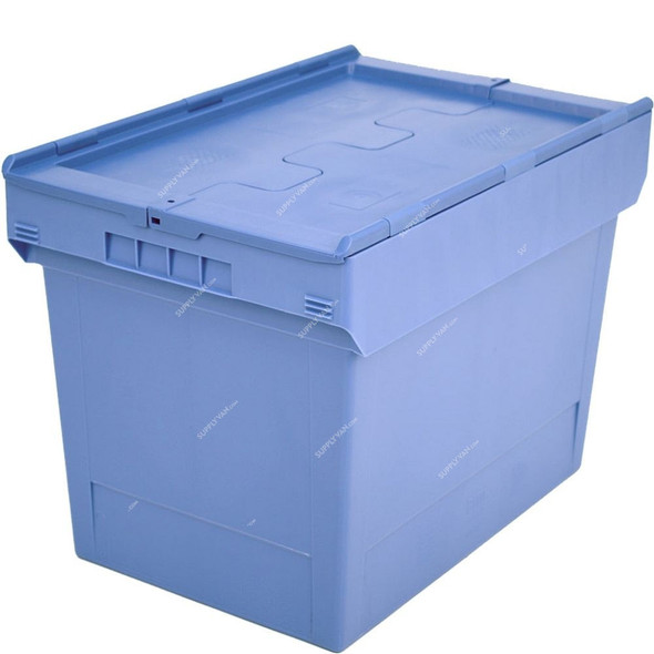 Bito Multipurpose Container With Attached Lid, MBD64421, Polypropylene, 58 Ltrs, 610 x 400MM, Light Blue