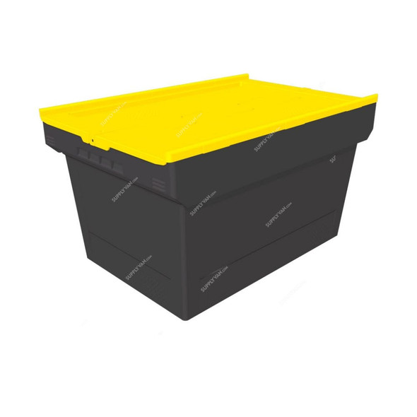 Bito Multipurpose Container With Attached Lid, MBD64421, Polypropylene, 54 Ltrs, 610 x 400MM, Yellow
