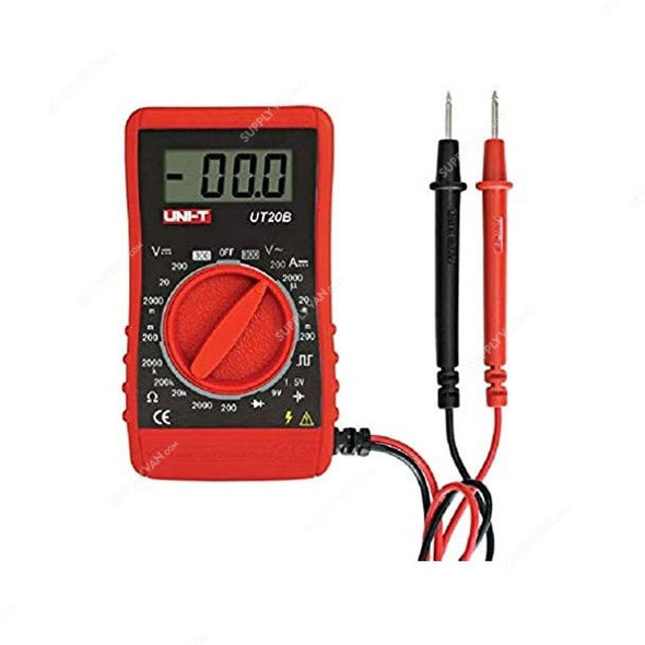 Uni-T Digital Multimeter, UT20B, 300V