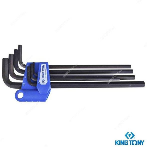 Kingtony Extra Long Hex Key Set, ST20207MY, 7 Pcs/Set