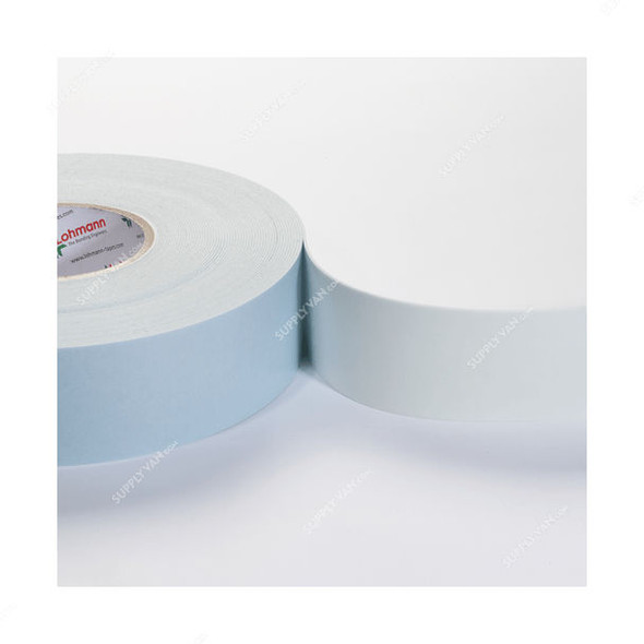 Lohmann Double Sided Foam Tape, 5011, DuploCOLL, 12MM x 25 Mtrs, Blue