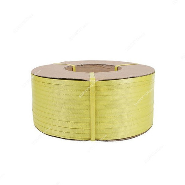 Strapping Roll, Polypropylene, 5MM, 10 Kg, Yellow