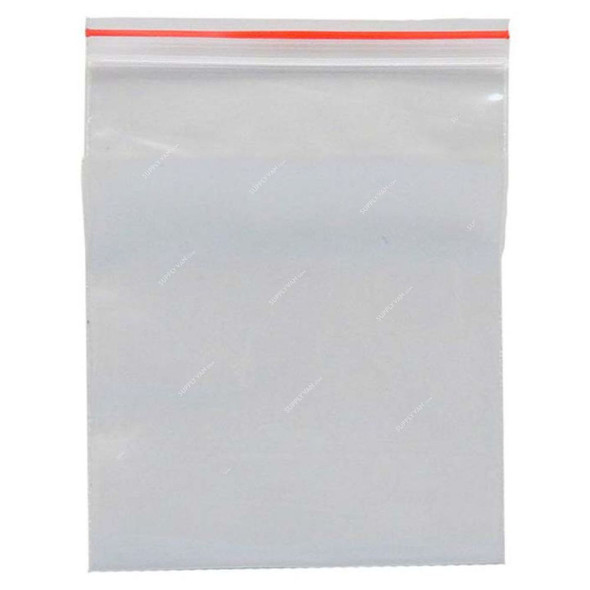 Reclosable Poly Bag With Zipper, Plastic, 23 x 30CM, 100 Pcs/Pack