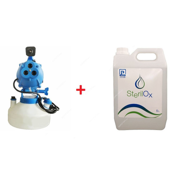 Intercare 3 Nozzle ULV Fogger Machine With Sterilox Disinfectant Solution, Combo Offer