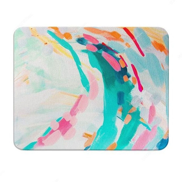 Wackylicious Colors Painting Mouse Pad, 1285-410-95, PU Leather, 18 x 21CM, Multicolor