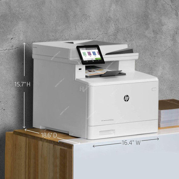 HP LaserJet Pro Color Printer, MFP-M479FDW, 600 x 600DPI, 300 Sheets, 550W