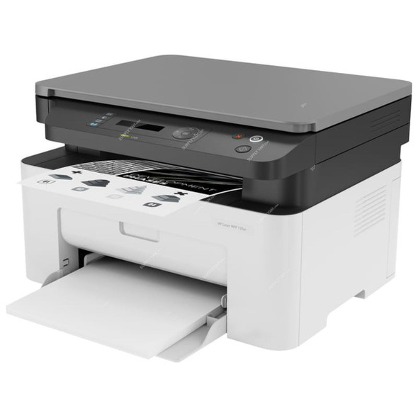 HP LaserJet Printer, MFP-M135W, 600 x 600DPI, 150 Sheets, 300W