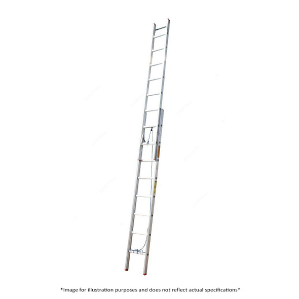 Penguin Straight Double Extension Ladder, ALDE, 10 Steps, 3 Mtrs, 150 Kg Weight Capacity