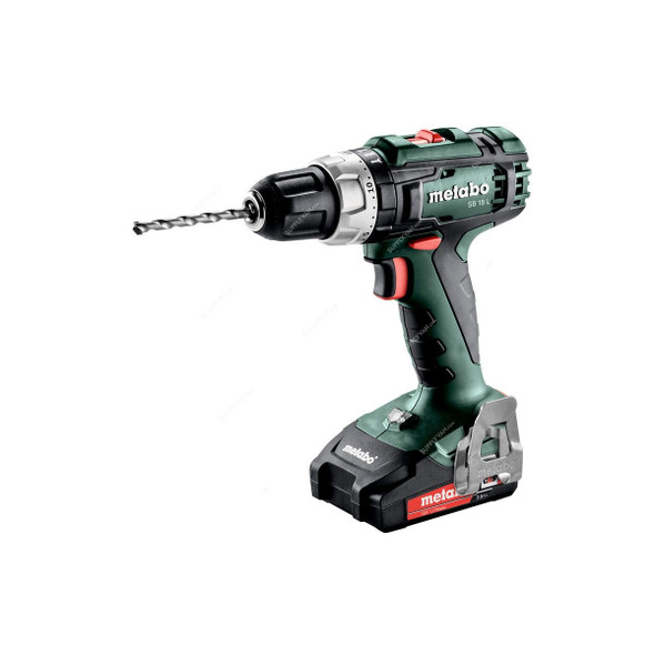 Metabo Cordless Hammer Drill, SB-18-L, 602317500, 13MM, 18V