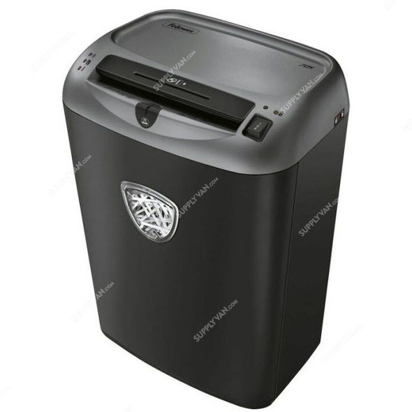 Fellowes Paper Shredder, 70S, Powershred, Strip-Cut, 14 Sheets, Black