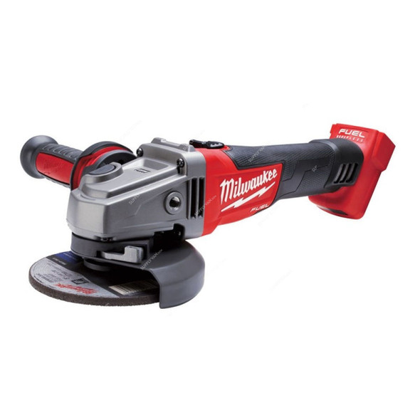 Milwaukee Angle Grinder With Slide Switch, M18CAG125X-0X, Fuel, 125MM, 18V
