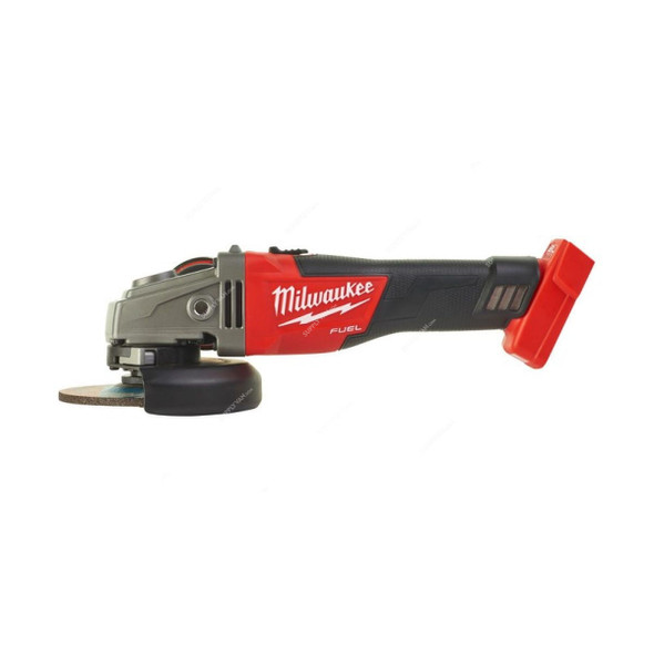 Milwaukee Angle Grinder With Slide Switch, M18CAG125X-0X, Fuel, 125MM, 18V