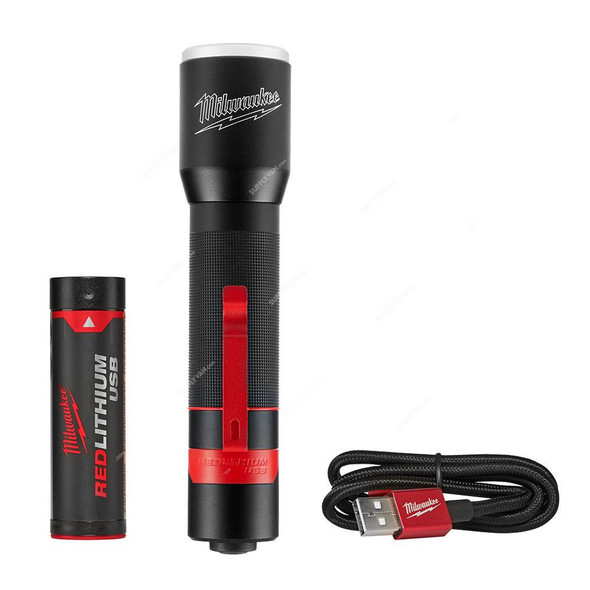 Milwaukee Rechargeable Compact Tool Flashlight, L4MLED-201, 700 LM, 4V