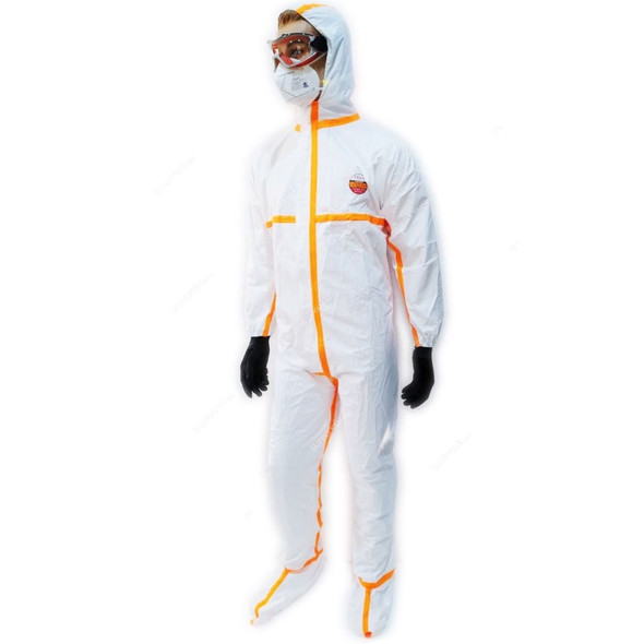 TSGC Coverall, F507053102, Microporous, 3XL, White