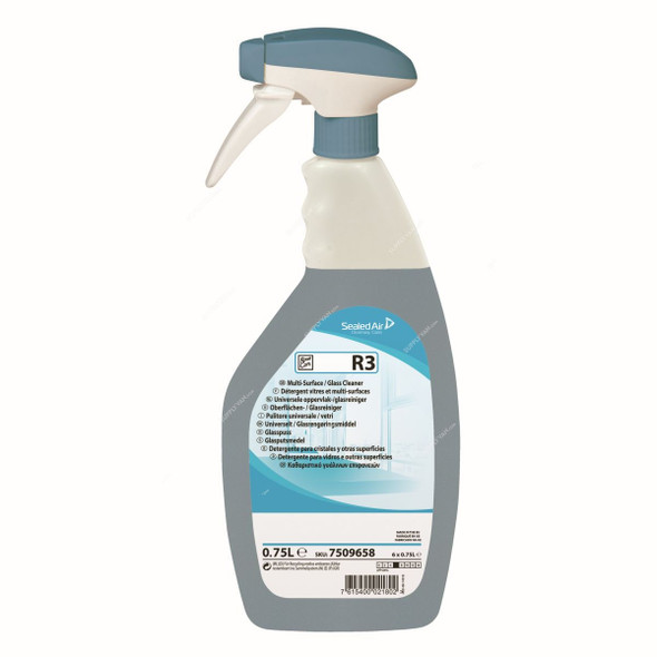 Diversey R3 Multi Surface and Glass Cleaner, 7509658, 750ML