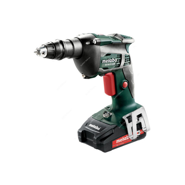 Metabo Cordless Screwdriver With Plastic Carry Case, SE-18-LTX-4000, 18V