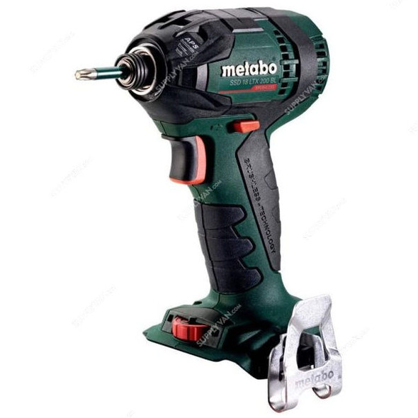 Metabo Cordless Impact Driver With Cardboard Box, SSD-18-LTX-200-BL, 602396890, 18V