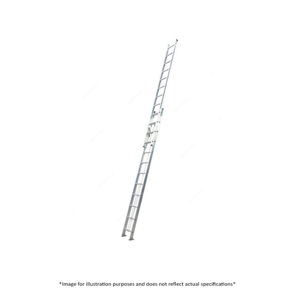 Unique Aluminium Extension Ladder, USAEXL-20, 20+20 Steps, 150 Kg