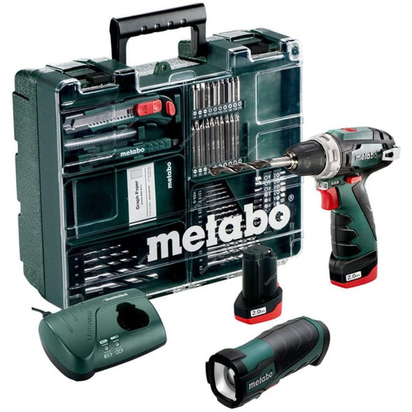 Metabo PowerMaxx BS Basic Cordless Drill Set, 600080940, 10.8V
