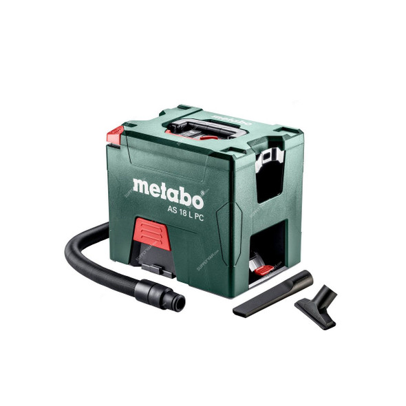 Metabo Cordless Vacuum Cleaner, AS-18-L-PC, 18V