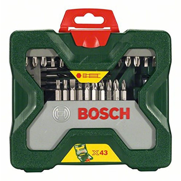 Bosch Hammer Drill Bit Set, X43, 43 Pcs/Set