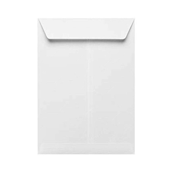 Envelope, A4, 12 x 10 Inch, White, 250 Pcs/Pack