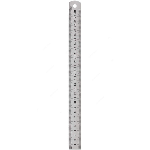 Ruler, Stainless Steel, 30CM, Silver