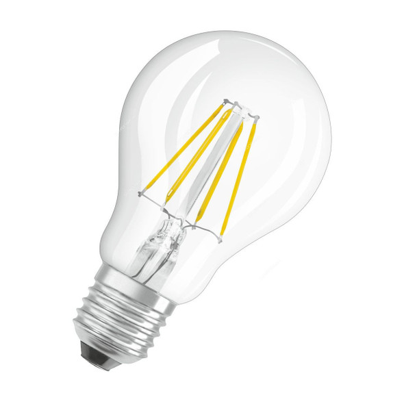 Osram LED Filament Lamp, Classic A, 4W, E27, 2700K, Warm White