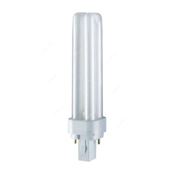 Osram Fluorescent Lamp, Dulux D, 26W, G24d-3, 2700K, Warm White