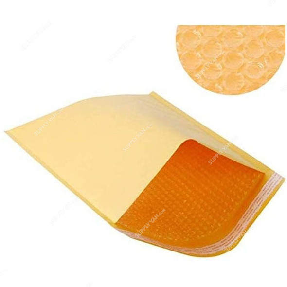 Bubble Envelope, Paper, Yellow, 5 Pcs/Pack