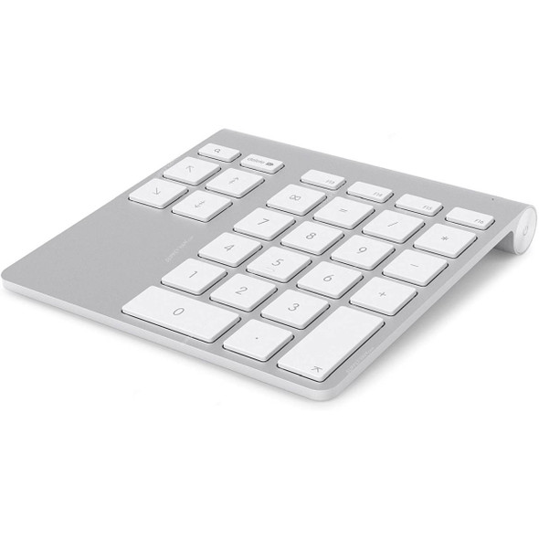 Belkin Bluetooth Wireless Keypad, F8T067CW, 28 Keys, Silver